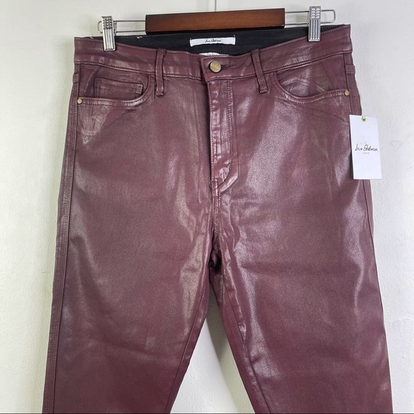 Sam Edelman The Stiletto Faux Leather Skinny Jean Size 32 NWT - Picture 4 of 8
